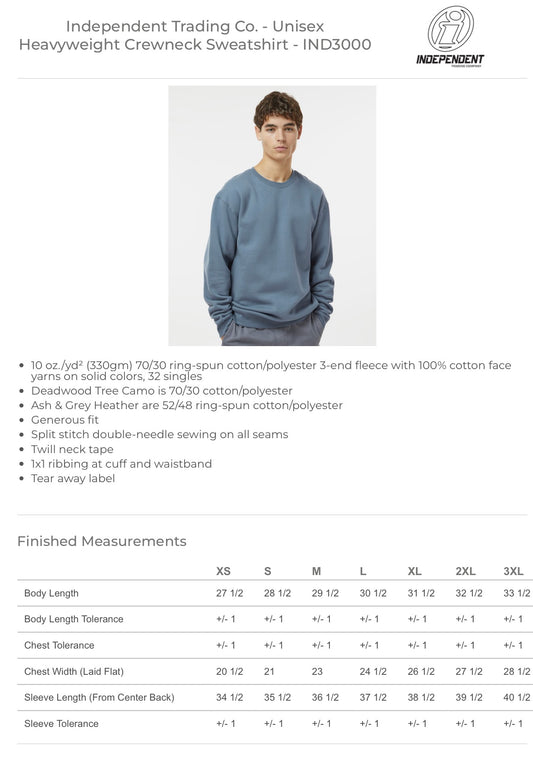 Call Your Mom Camo Crewneck
