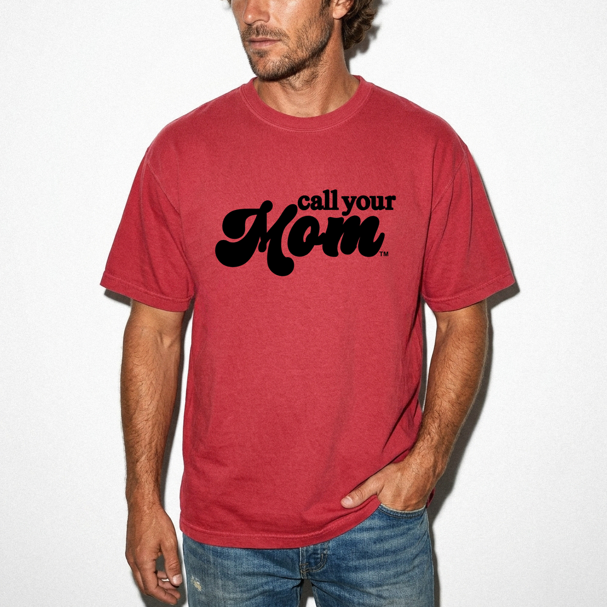 Call Your Mom Short Sleeve Comfort Colors Tee