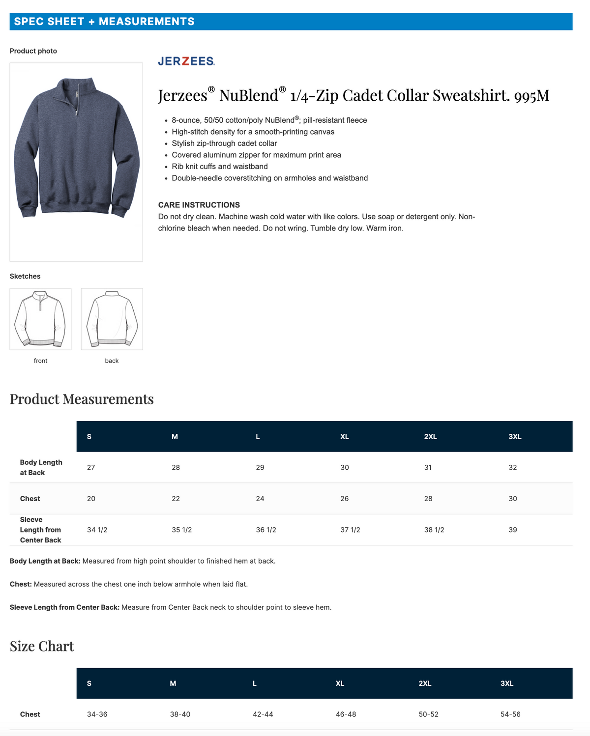 Embroidered Quarter Zip